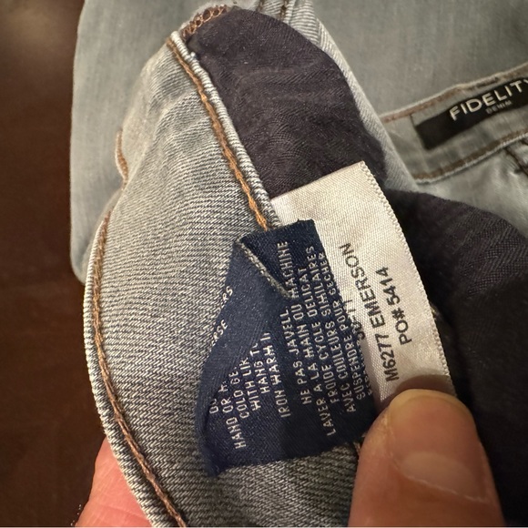 Men's Fidelity Denim 50-11 M6277 Jeans Size 34 Cut #3760 - Picture 3 of 6